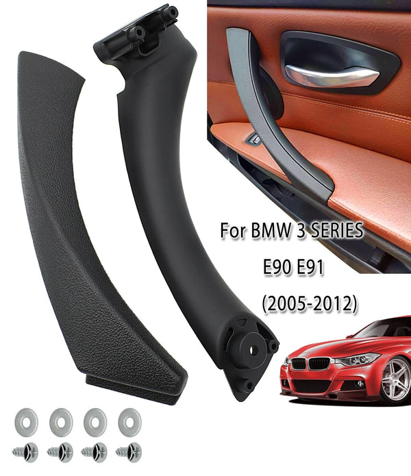 Вътрешна интериорна дръжка за врата за BMW E90 E91 2005-2012г. дясна черна - Avtozona