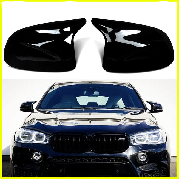 Καλύμματα καθρεπτών M-Style για BMW (F25/F26/F15/F16) - Μαύρο γυαλιστερό