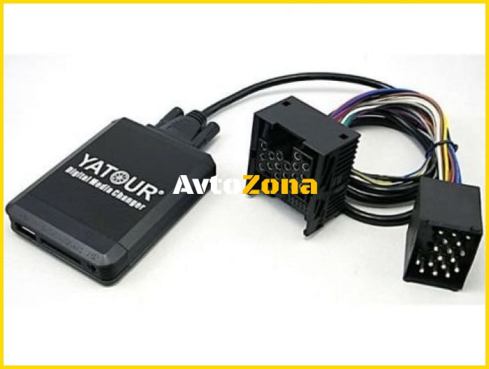 USB / MP3 audio inteface с Bluetooth* BMW E36,E38,E39,E46,X3,X5,Z3,Z8,MINI R5x - за 40 пинов порт - Avtozona