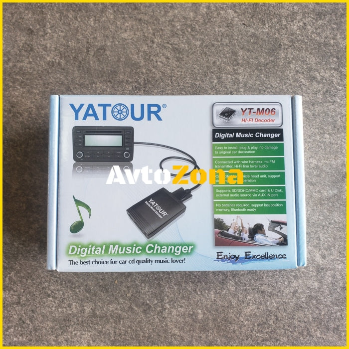 USB / MP3 audio inteface с Bluetooth* за HONDA ACCORD CIVIC CR-V FR-V JAZZ S2000 ODISSEY CITY ELEMENT / ACURA след 2004г. - Avtozona