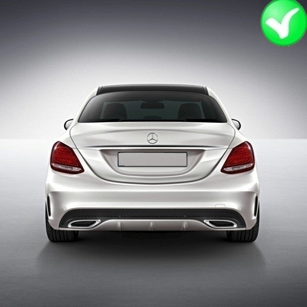 Заден дифузьор за Mercedes C-Class W205 (2014-2020) C63 Black Edition само за Sport Package - Avtozona