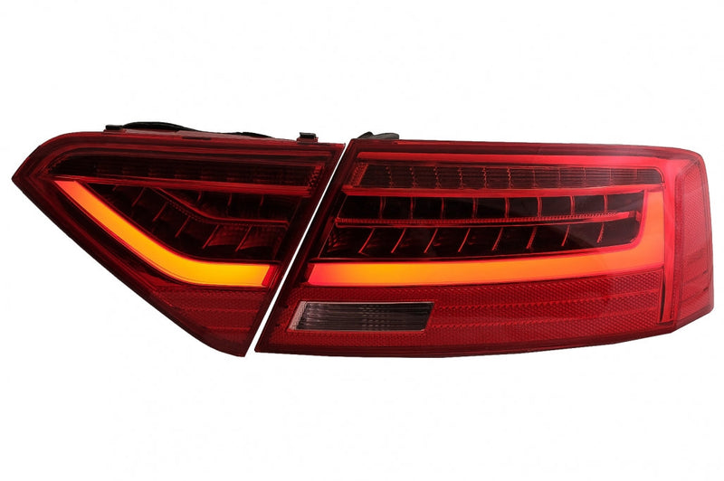 Задни LED тунинг стопове за Audi A5 8T Coupe Cabrio Sportback (2007-2011) - Динамични мигачи - Avtozona