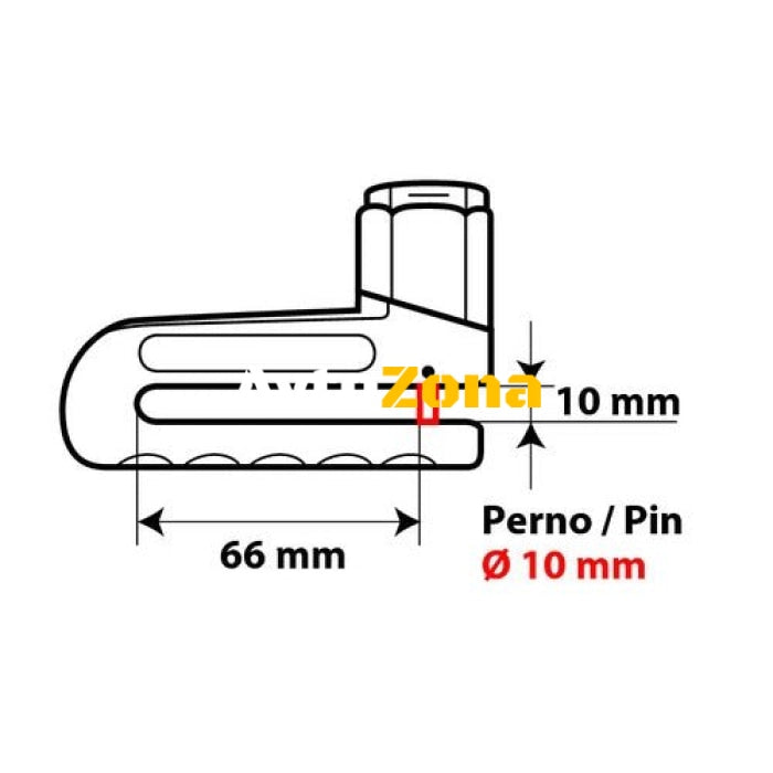 Заключвалка DISK BRAKE – 65390 - Avtozona