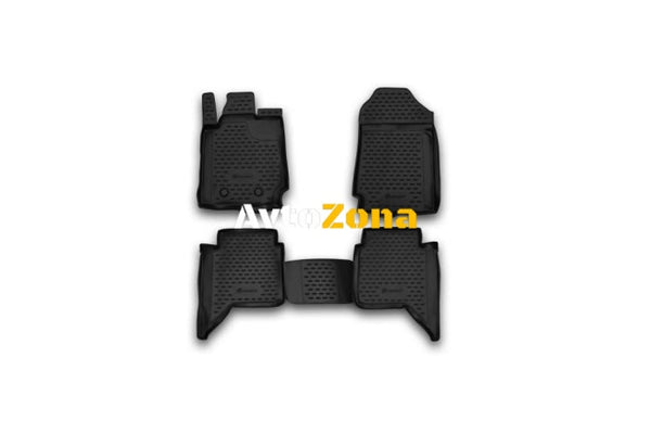 3D Гумени стелки за FORD Ranger 4 doors (2011-2020) 4 pcs. - Avtozona