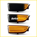 Диодни мигачи за странични огледала за Ford Ranger (2012 + ) XLT Wildtrack - опушени с бягащ мигач - Avtozona