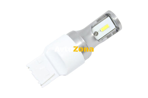 Диодна крушка T20 с 2 1860 chip super bright диода с Canbus- единична светлина Бял - Avtozona