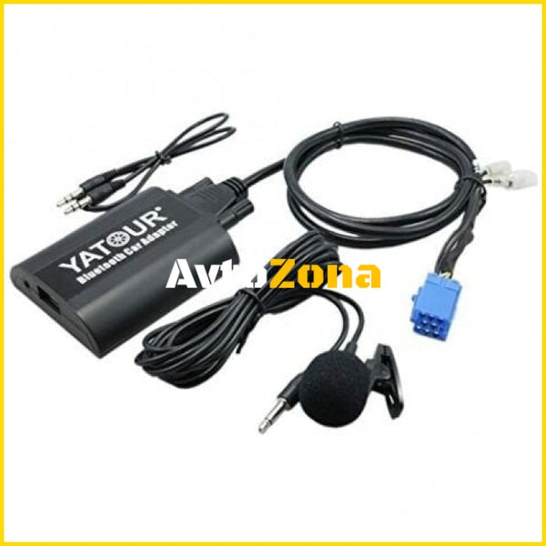 Bluetooth / Aux interface за CITROEN C3,C5,C8 PICASSO XSARA / PEUGEOT 106,206,207,307,406,407,607,806,807 - с 8 пинов порт - Avtozona